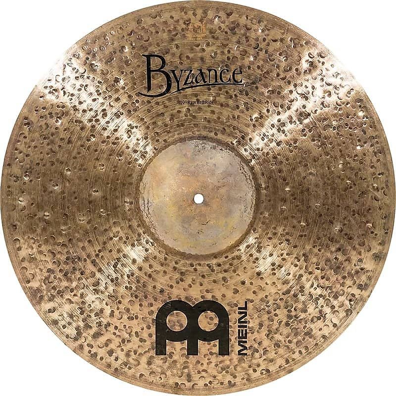 Cymbale Ride Meinl B22RBR 22" Byzance Dark Raw Bell avec démo vidéo